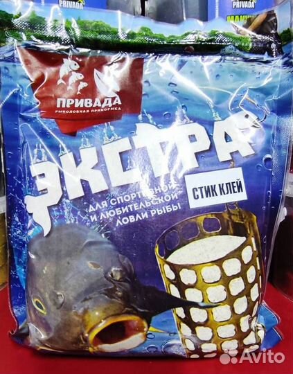 Базовая фидерная прикормка стик-клей экстра