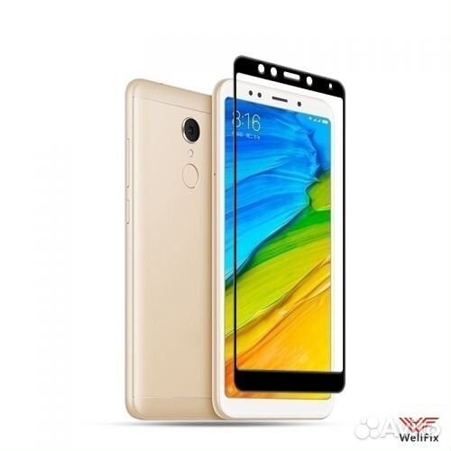 Защитное 5D стекло для Xiaomi Redmi 5 черное