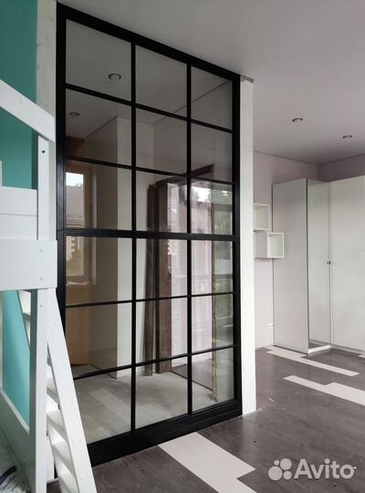 Межкомнатные перегородки из стекла