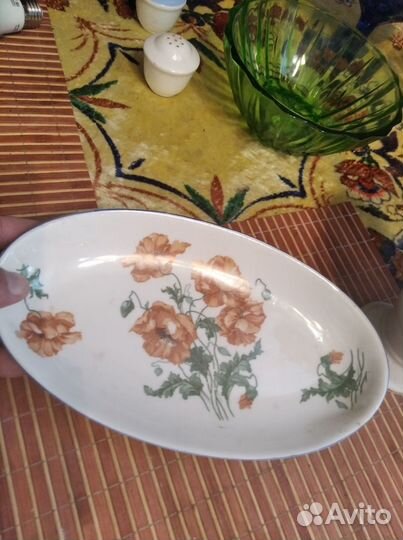 Тарелка Коминтерн Маки ранние советы