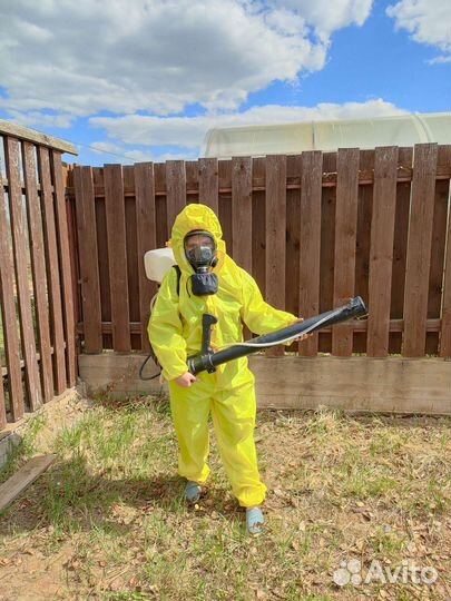 Обработка от клещей, ос, комаров, мух, шершней