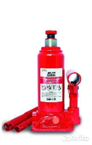 Домкрат бутылочный 4 т. AVS HJ-B4T гидравлический