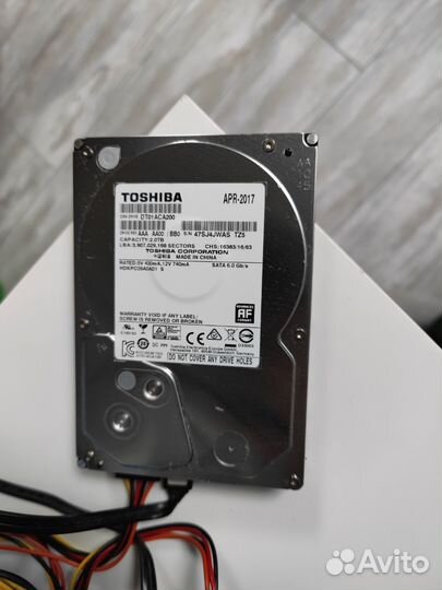 Жесткий диск Toshiba 2tb идеал