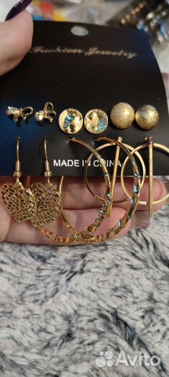 Серьги гвоздики