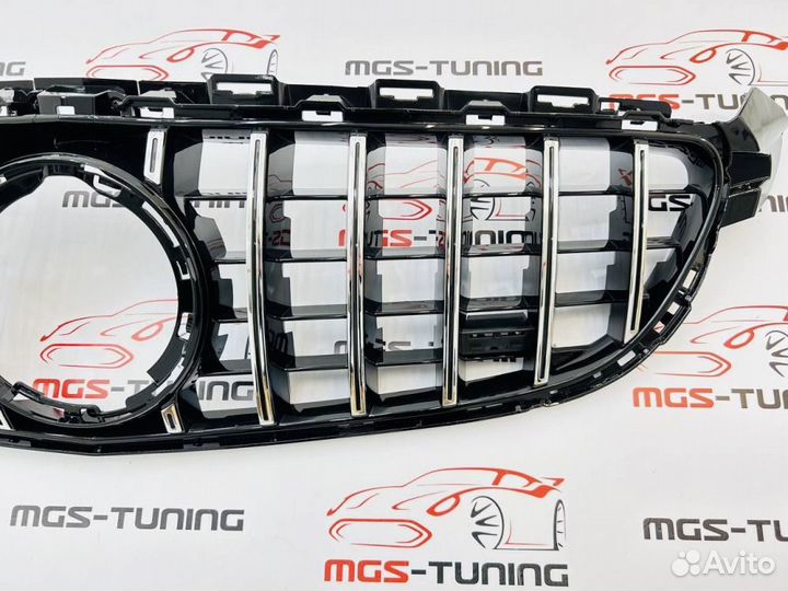 Решетка Mercedes C63AMG W205 GT style Chrome