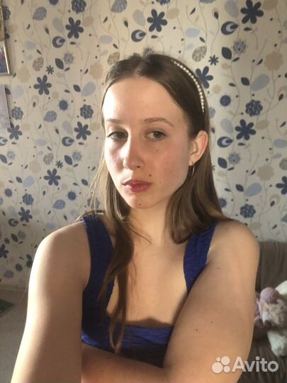 Топ синий женский