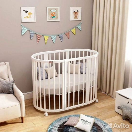 Кровать для новорожденных приставная
