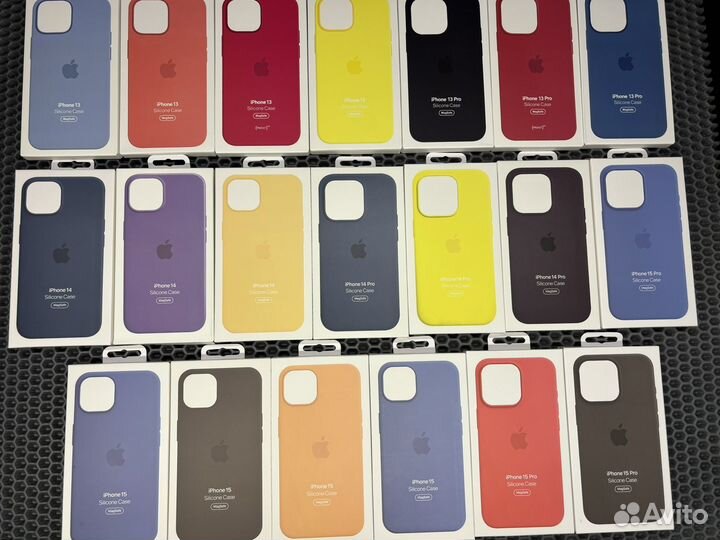 Чехлы на iPhone Silicone case MagSafe