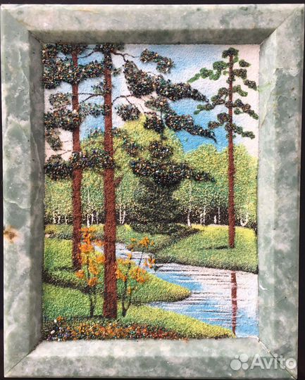 Картина из натурального камня