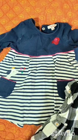 Вещи пакетом для девочки 68-74