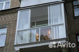 Балкона алюминиевый раздвижными