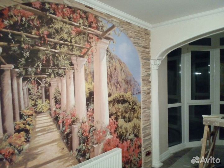 Услуги маляра-штукатура, декоративщика