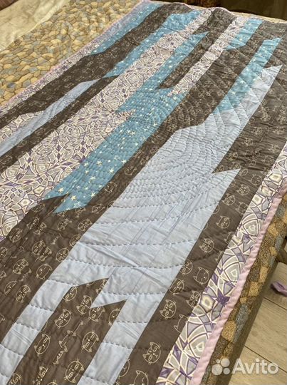 Лоскутное детское одеялко