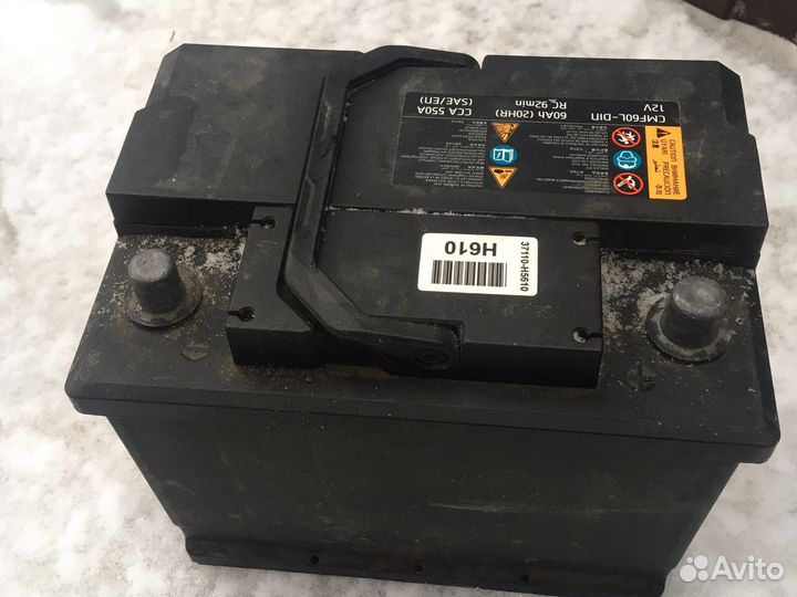 Аккумулятор Б/у Стил 60 ач