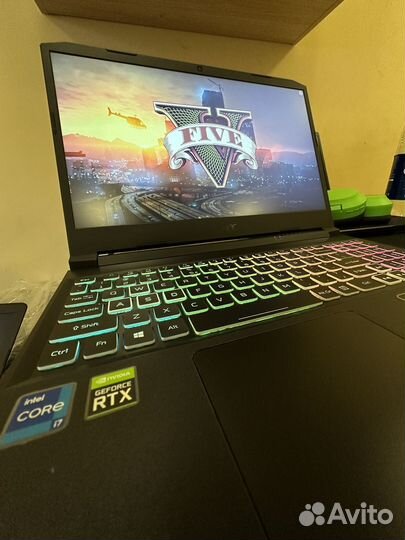 Игровой Acer nitro 5 RTX3060/i7/144Ghz/16RAM/идеал