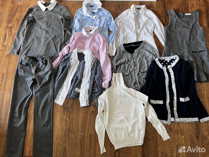 Школьная форма Gulliver для девочки 134 серая