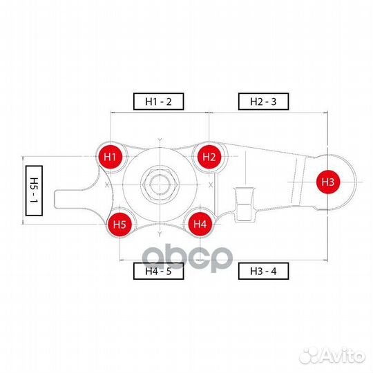 CBT-49R Опора шаровая перед прав toyota L