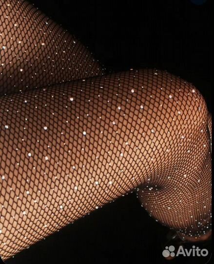 Колготки со стразами