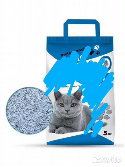 Бумажный пакет для кошачьего наполнителя