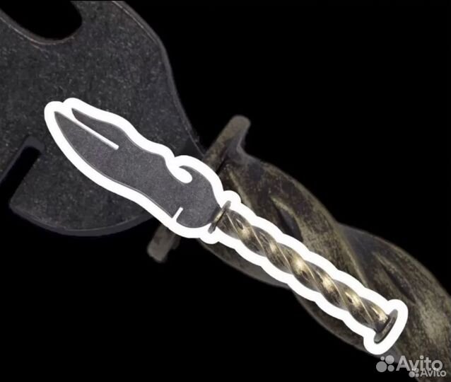 Кованый нож для мяса