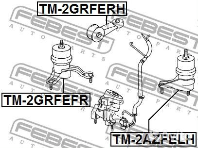 TM2grferh Подушка двигателя правая