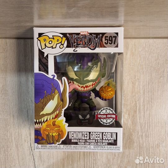 Funko Pop Marvel Venom 597 Venomized Green Goblin