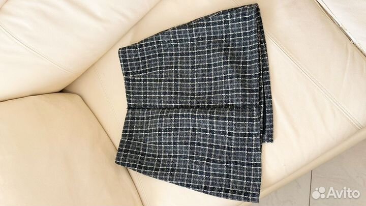 Женские твидовые юбка шорты