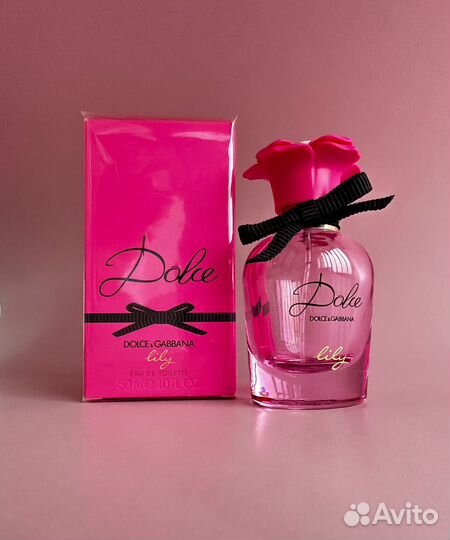 Пустой флакон от dolce gabbana lily