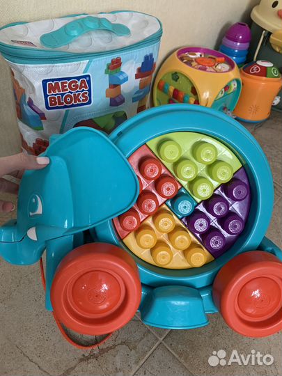 Конструктор mega blocks неуклюжий слон