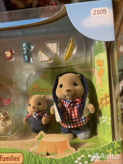 Sylvanian families прогулка бобров