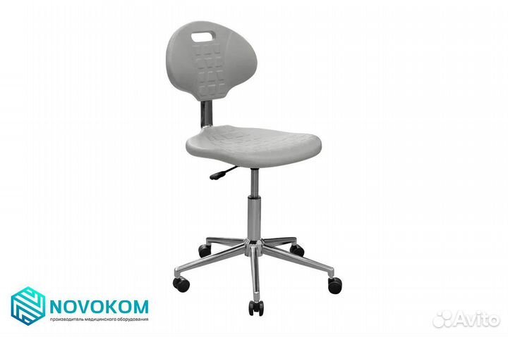 Стул офисный для специалиста кр12 * серый