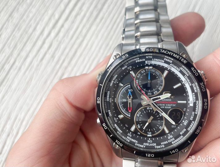 Часы casio edifice eqw-500, корпус 5041, винтаж