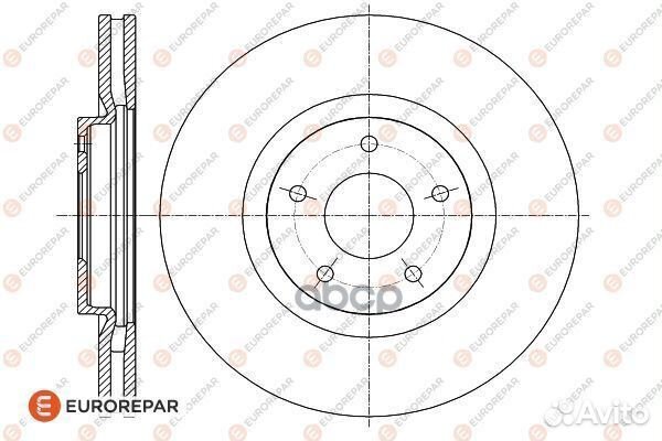 Диск тормозной nissan qashqai (J10, NJ10) 06