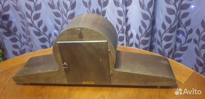 Каминные старинные часы с боем германия