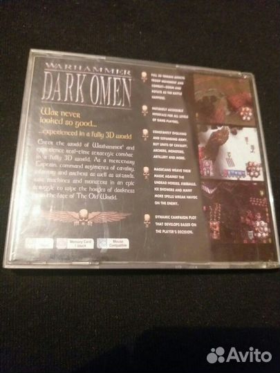 Диск Warhammer Dark Omen для Sony PS 1