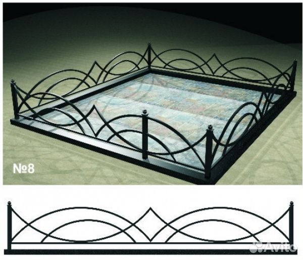 Оградки на кладбище