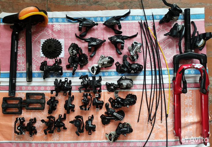 Велозапчасти/Комборучки/Переключатели/Калиперы
