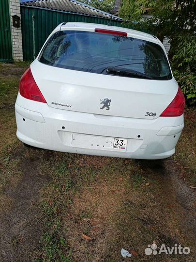 Бампер задний peugeot 308