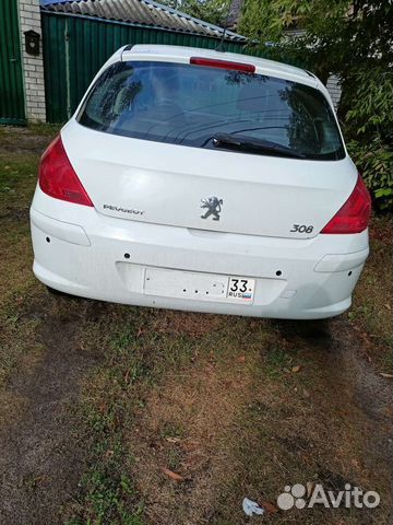 Бампер задний peugeot 308