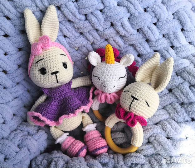 Вязанные игрушки для детей