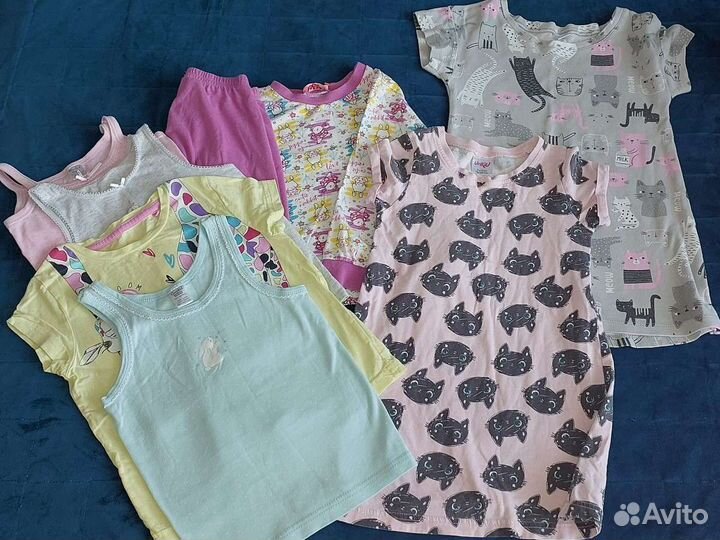 Вещи для девочки 3-4 года 104-110 пакетом