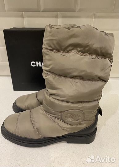 Сапоги дутики Chanel оригинал
