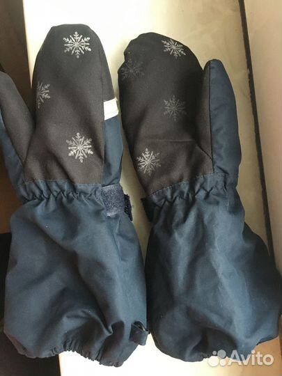 Зимние детские рукавицы-краги 