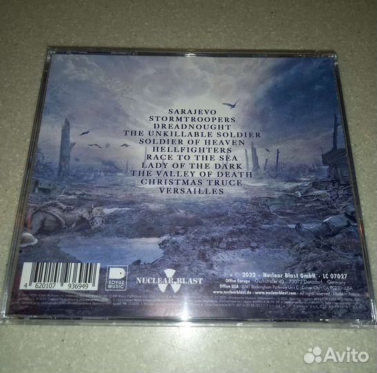 CD Sabaton - The War To End All Wars (2022)