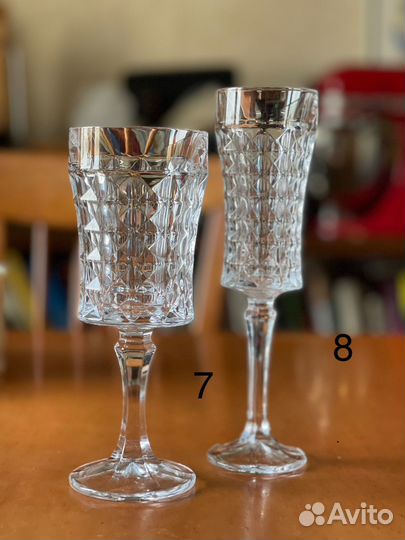 Бокалы СССР Гусь Хрустальный, Богемия +