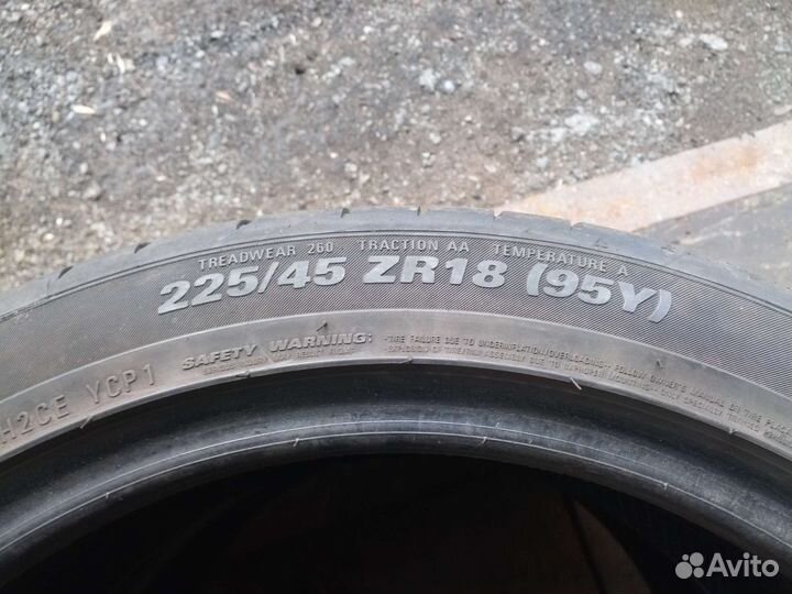 Kumho Ecsta PS71 225/45 R18 и 245/40 R18