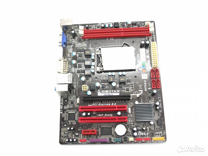 Материнская плата S-1155 Biostar H61MLB PCI-E/GbLA