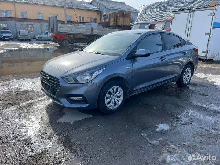 Защита бампера Hyundai Solaris 2 1.6 G4FG 2019