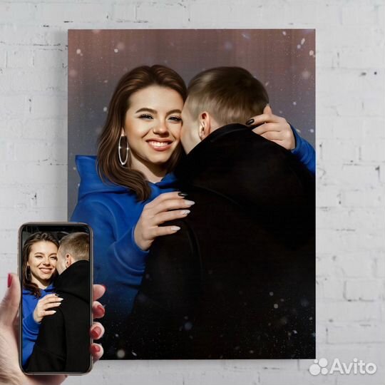 Портрет на холсте по фото