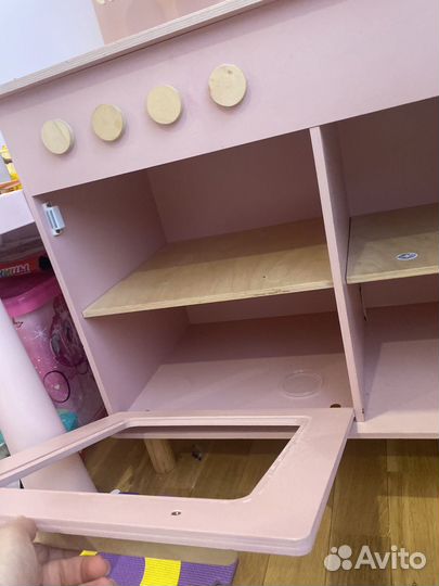 Детская игровая кухня деревянная